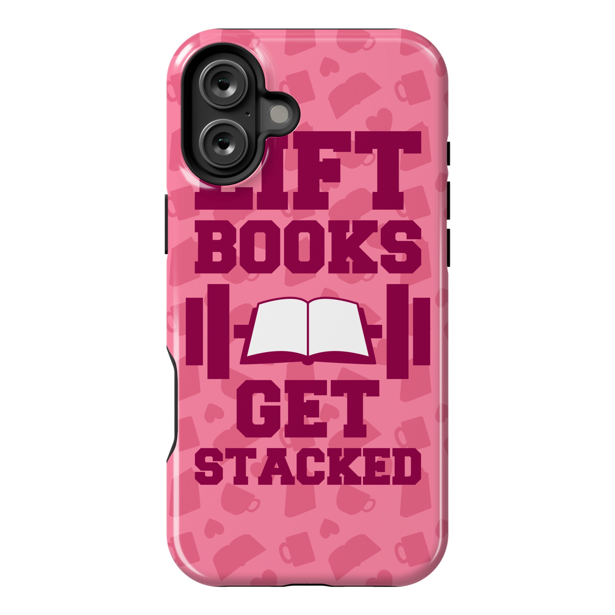 Lift Books, Get Stacked Phone Case